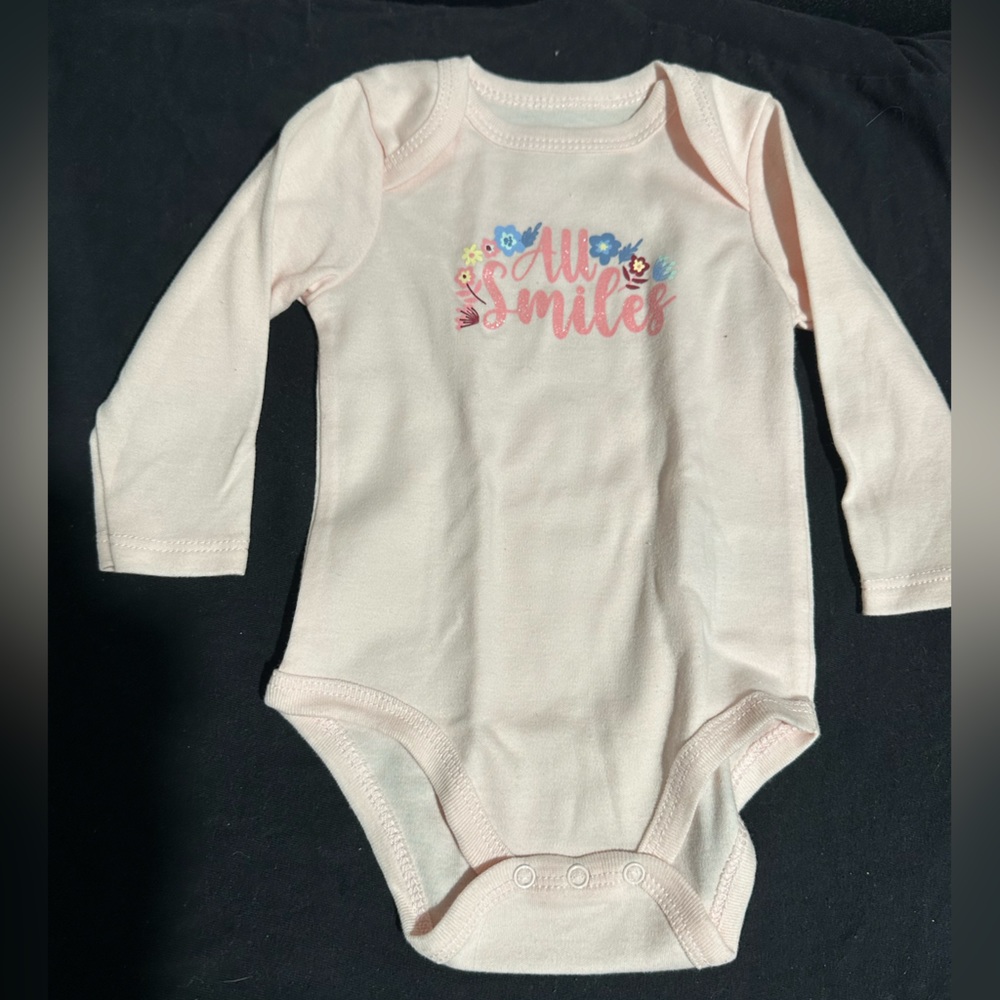 Pink Graphic Onesie
